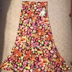 LuLaRoe Medium Maxi Skirt or Strapless Dress